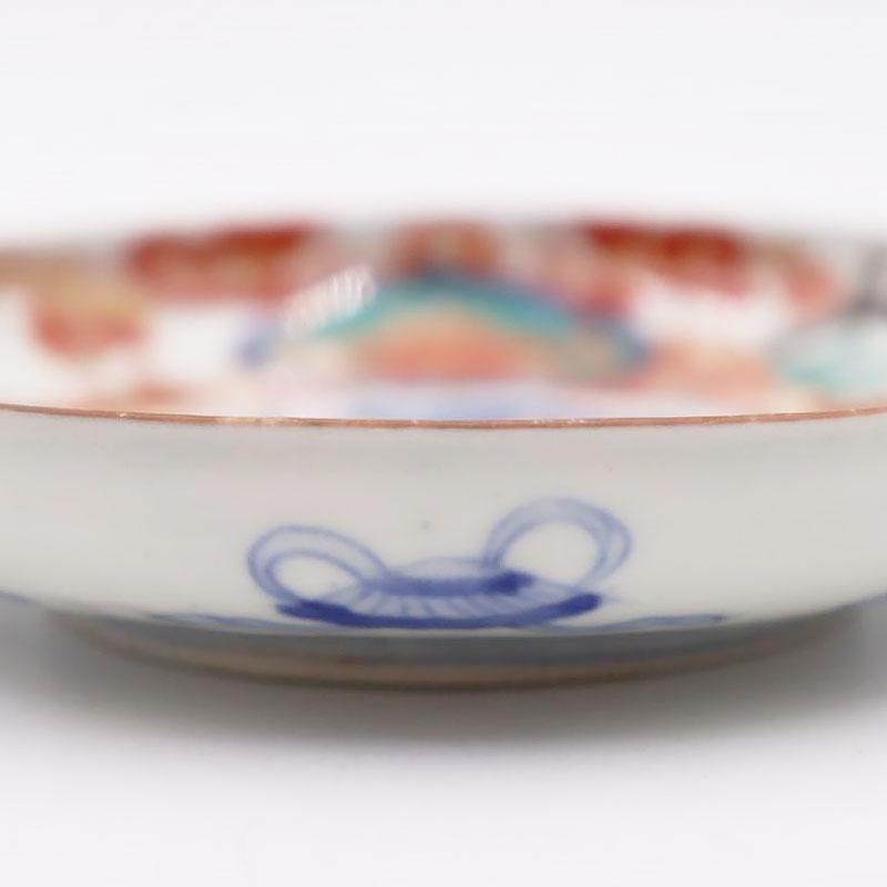 動物と鳥の手描き色絵小皿｜伊万里焼｜かわいいアンティーク