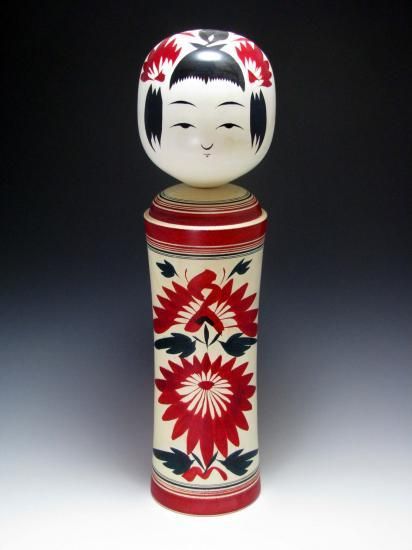 大沼秀則作・鳴子こけし・立ちこけし（6寸） - iwashita