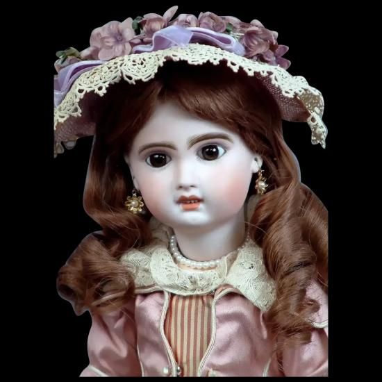 アンティーク ビスクドール ミステリー クローズドマウス 30's