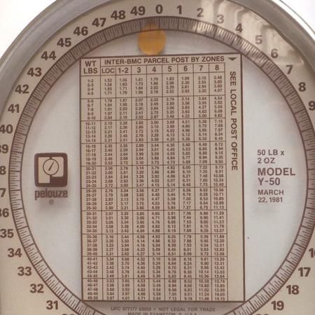 ☆'Pelouze社 ヴィンテージ 郵便用・ポスタルスケール(量り
