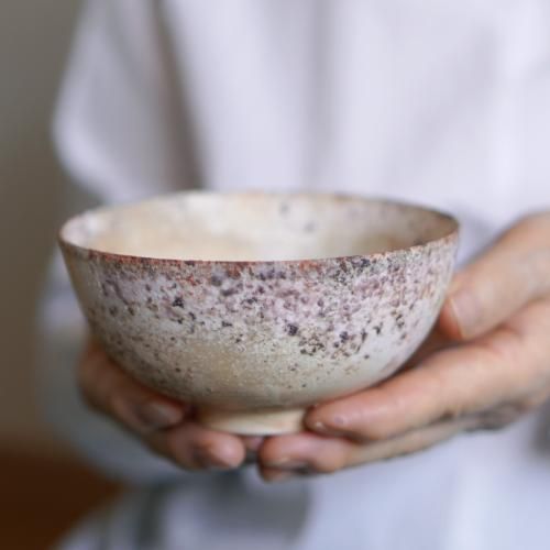 白磁窯変碗 陶芸家_松本治幸【Galleryてとて】
