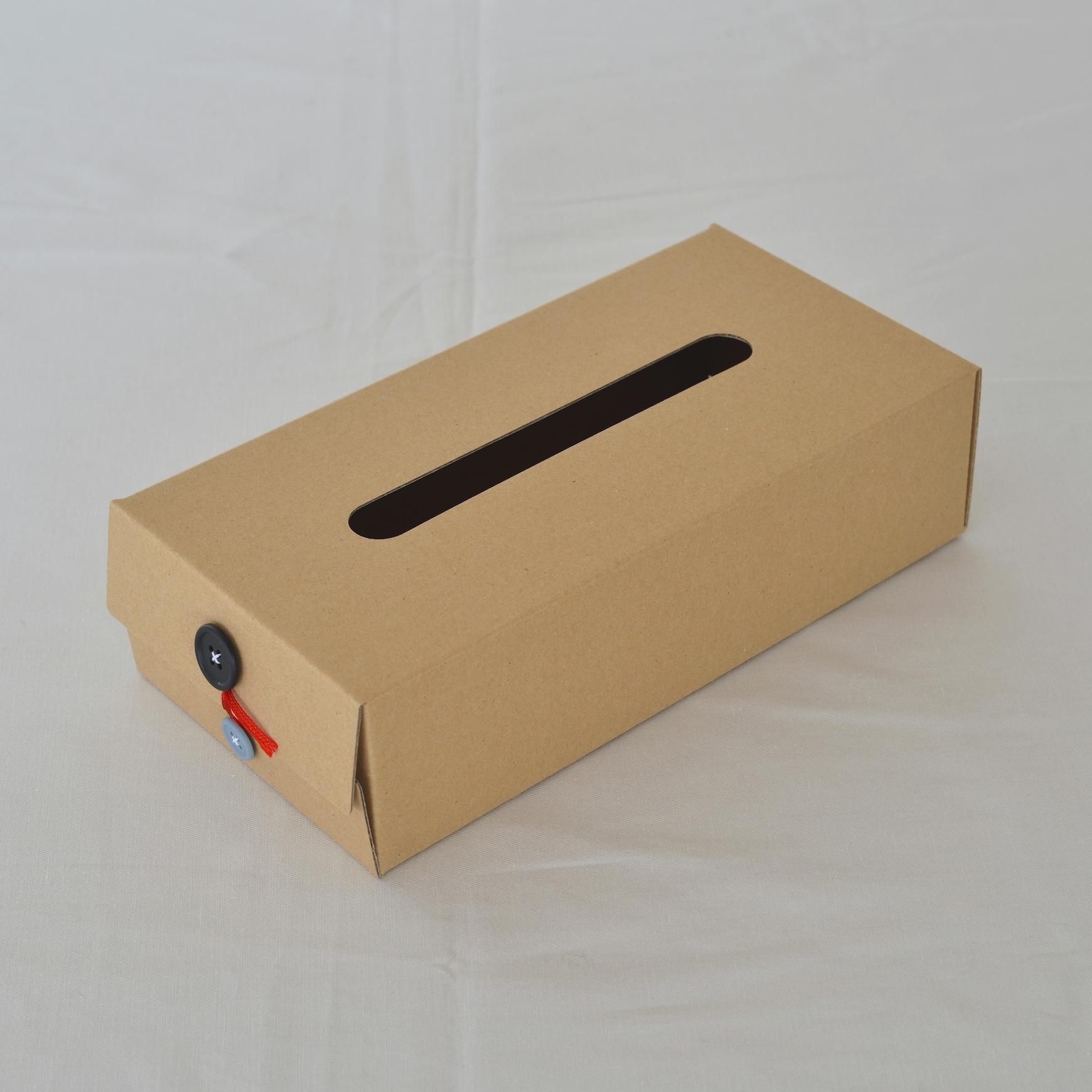 concrete craft（コンクリートクラフト）｜Button Tissue Box 黒