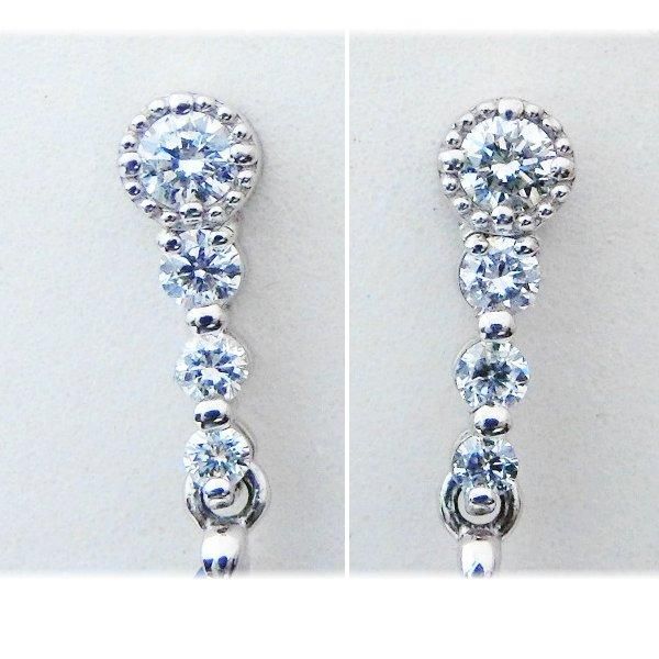 コーンフラワーブルーカラーサファイアダイヤモンドピアス SA0.69ct