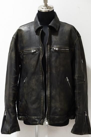 BACKLASH（バックラッシュ） インディアンゴート製品染めUSED加工