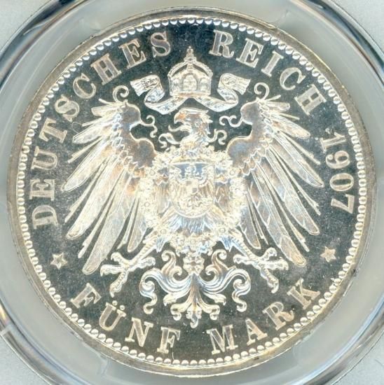 S*y様 1876年ドイツ バーデン大公国 5マルク 銀貨 フリードリヒ1世 ドイツ