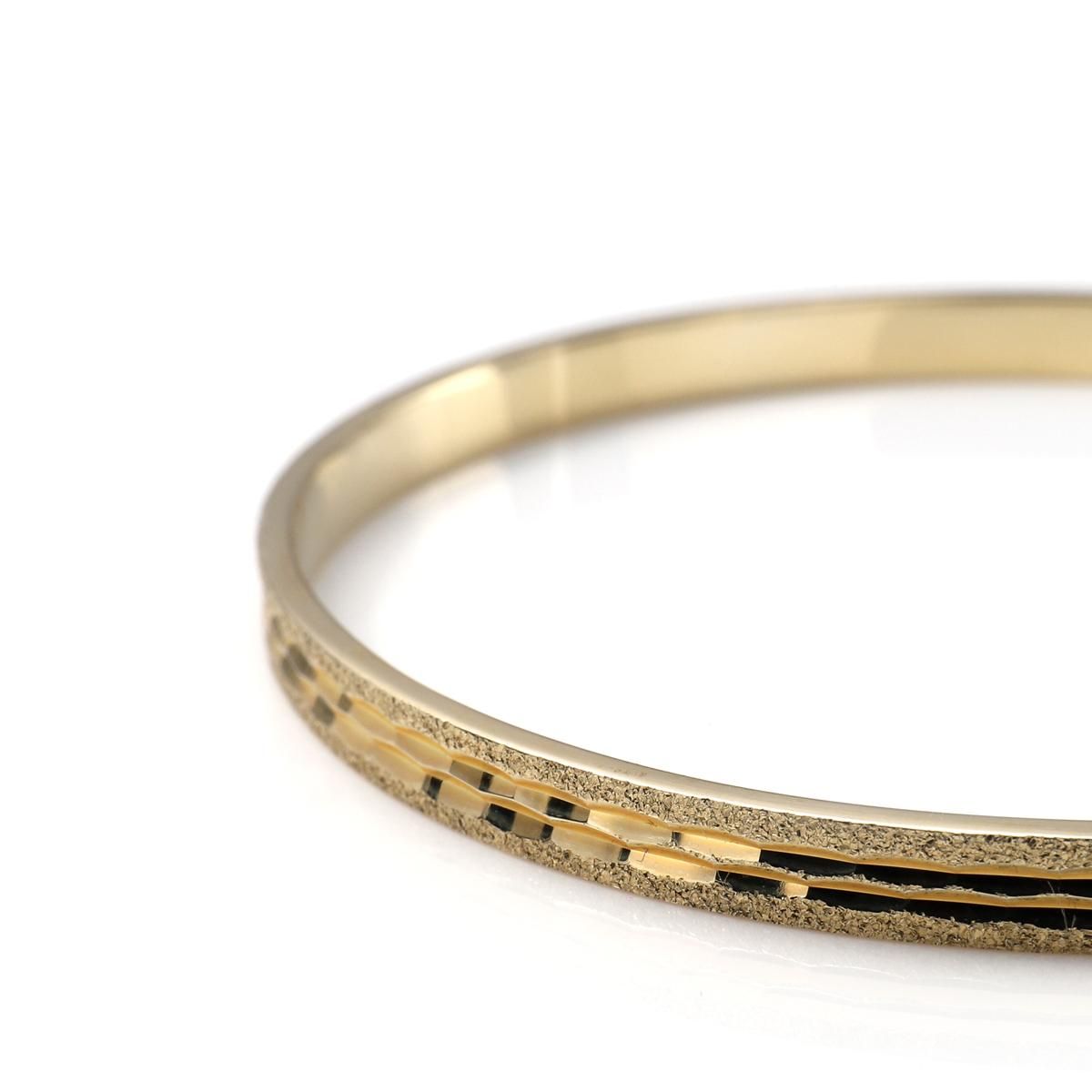 10K イエローゴールド バングル 幅4mm 17.5cm - AVALANCHE OFFICIAL STORE