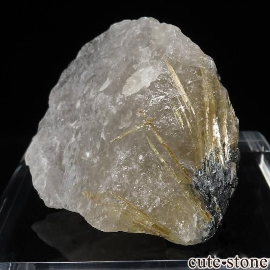 143g 大きめ ブラジル産 原石 ルチルにスモーキークォーツBH6 143g