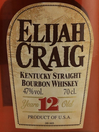 エライジャクレイグ 12年 700ml 旧ラベル | 武川蒸留酒販売
