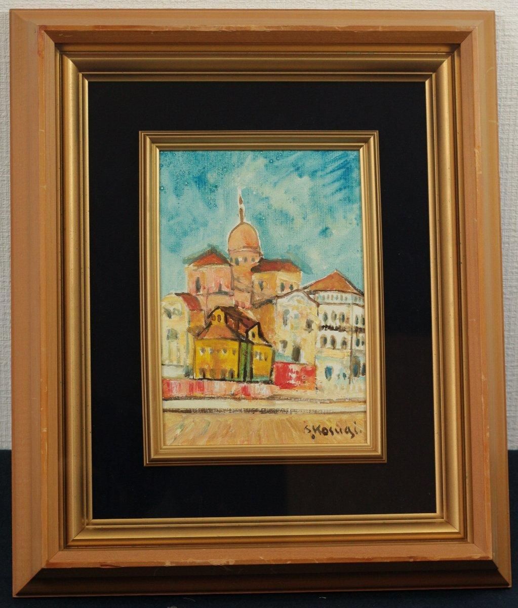 絵画 向井潤吉 乗鞍岳 風景画 油絵 油彩 F6号 直筆 サイン入り Yahoo