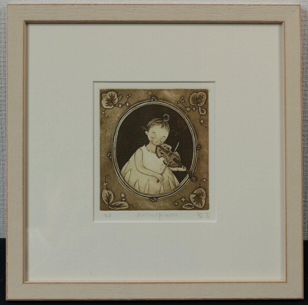 絵画銅版複合技法版画シ―ト