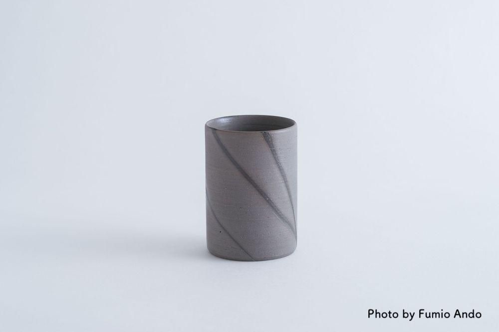 hitoe（ひとえ）備前焼コップ（DAIKURA）グレーの通販 | 美観堂