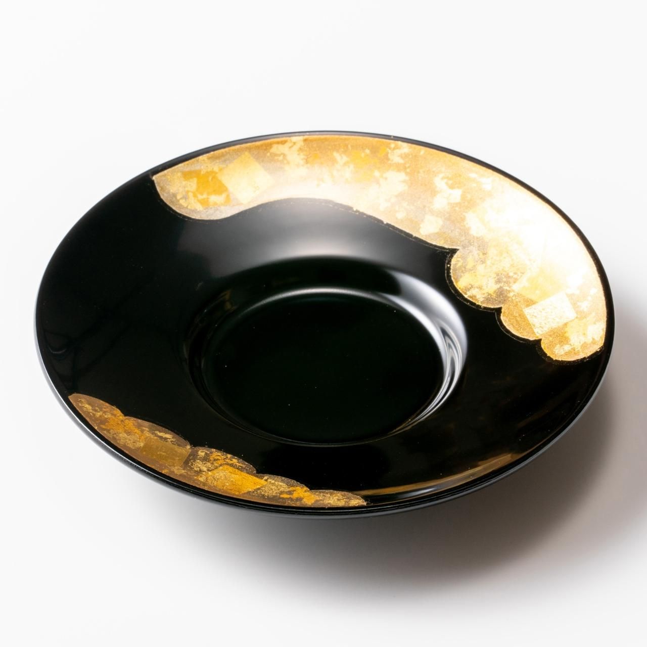 未使用品 秀衡塗 丸三漆器 銘々皿 5枚セット 漆器 箱付 工藝品