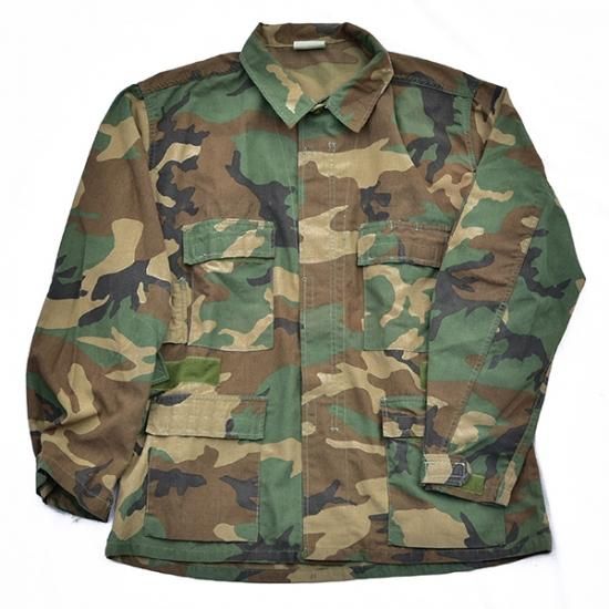 米軍ウッドランド迷彩BDUシャツ 実物中古極上品 - WOODLAND
