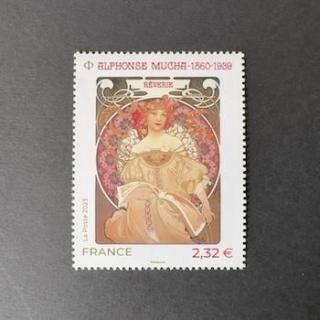 フランスの切手・2023年・美術切手・アルフォンス・ミュシャ