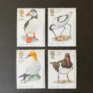 3391 外国切手 イギリス 2007年 鳥 シリーズ 特殊印刷工芸 燐線入り