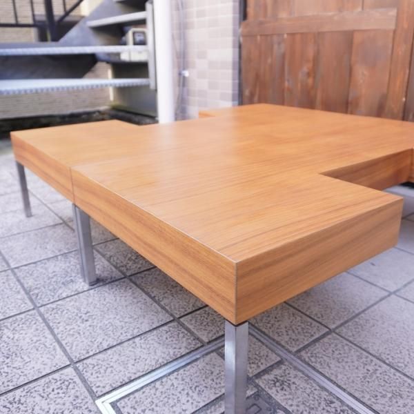 イタリア製 ポラダ社 アクタス porada 木製 サイドテーブル 廃盤 希少