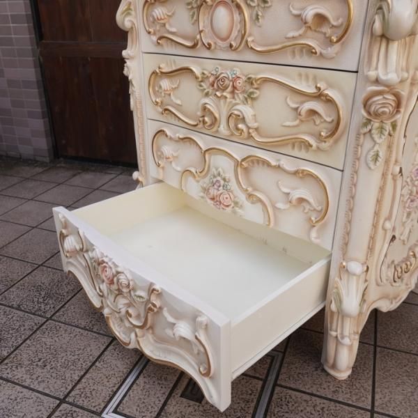 アンティークチェスト ロココ調 木製 猫脚 北欧 インテリア イタリア 3