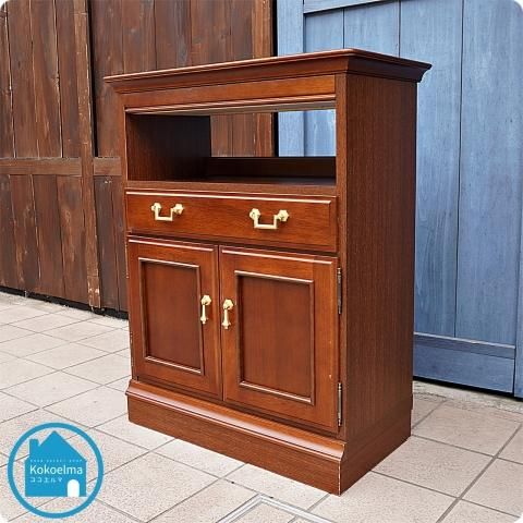 maruni マルニ木工 電話台 花台 キャビネット 4段 カントリー ※i4