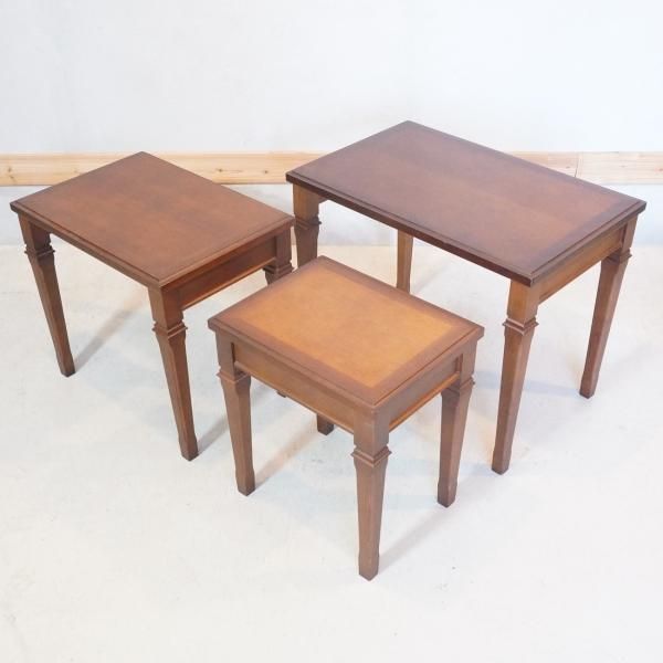 maruni・マルニ木工】ネストテーブル(大)・サイドテーブル・猫脚