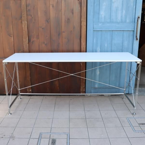 MUJI(無印良品) ステンレスユニットシェルフ・デスク/メラミントップ