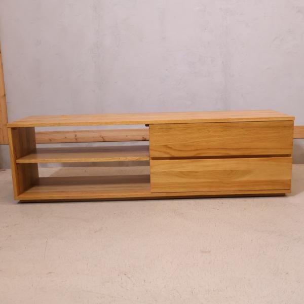 無印良品/MUJI オーク無垢材AVボード 180cm テレビ台 TVボード 無印
