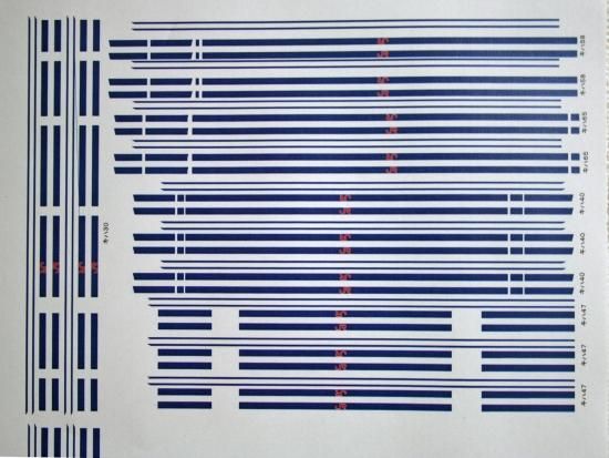 キハ JR九州青帯 デカール