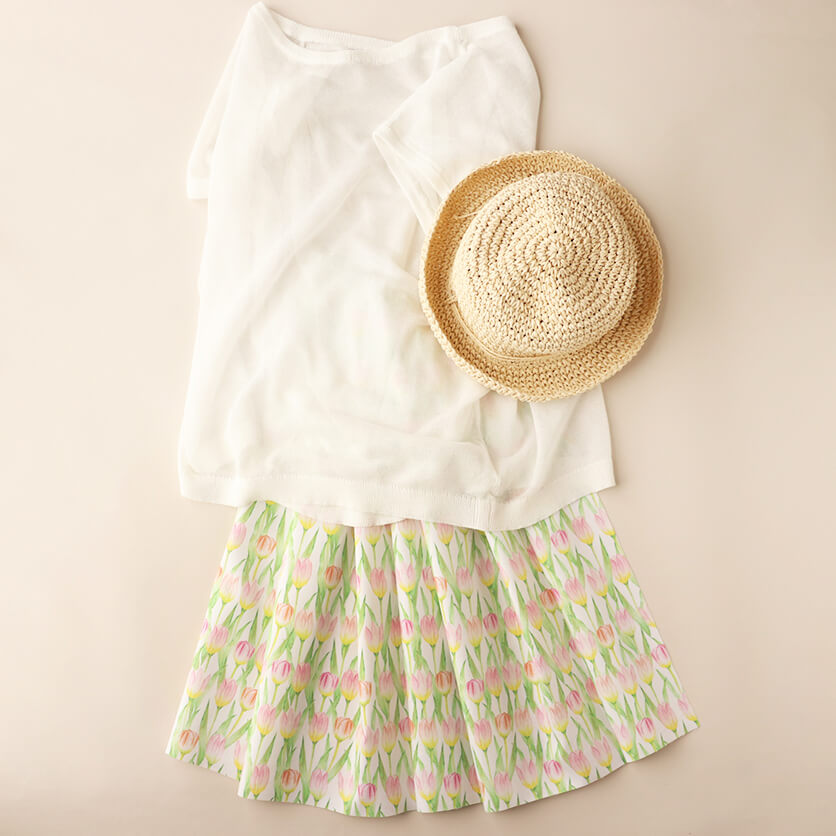 Tulip Fields（mini）チューリップ・花柄- 布・生地の通販サイト