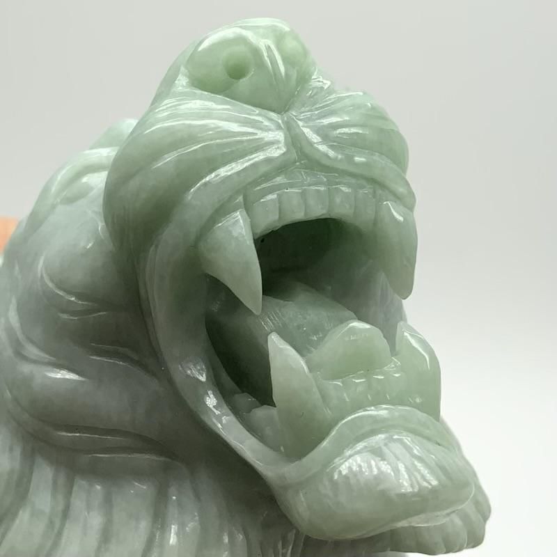 ミャンマー翡翠 虎 】 クォーツ quartz 天然石 万能石 浄化 開運 魔