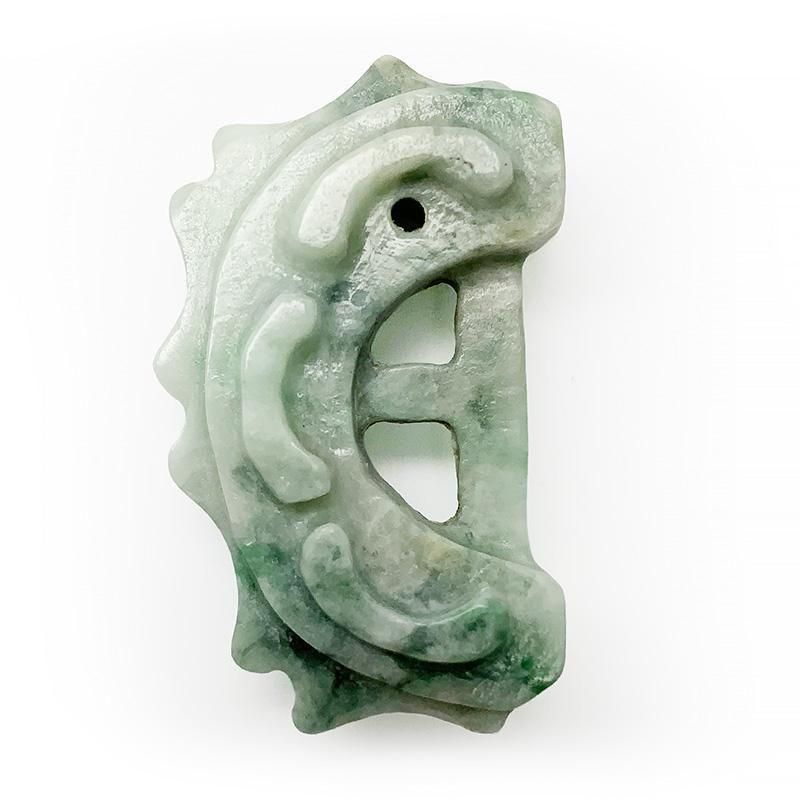 高品質 古墳期 糸魚川翡翠勾玉 結晶質 出土品 大型 高品質 古墳期