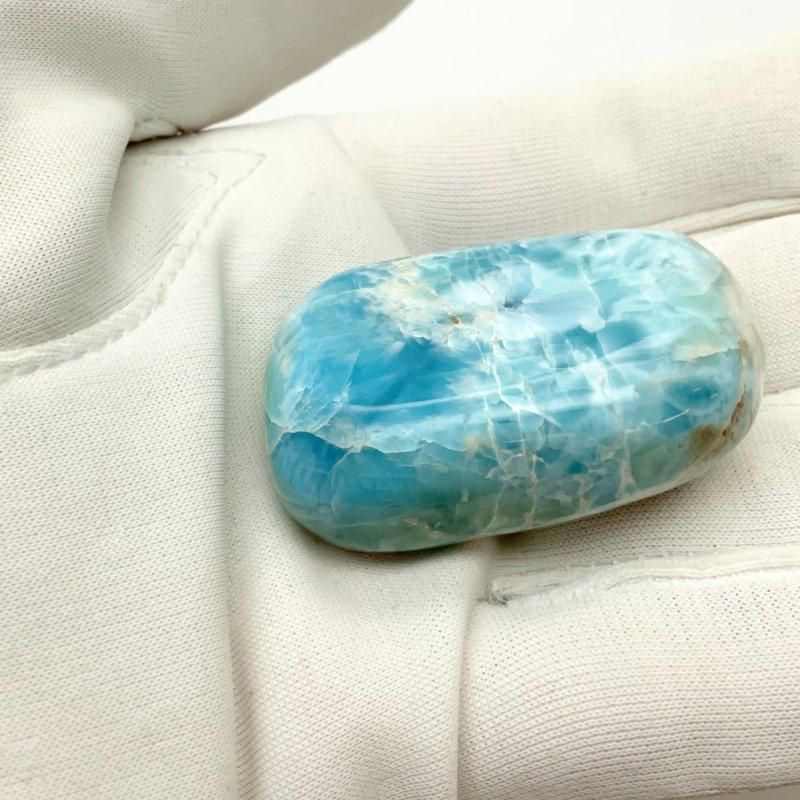 ラリマー原石一面研磨⑥