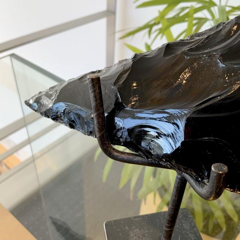 黒曜石 矢じり 】 黒曜石 オブシディアン 矢じり 天然石 貴石細工 原石