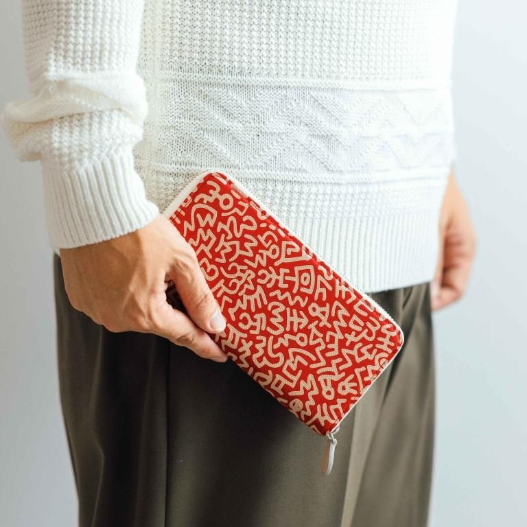 キース・ヘリング 木馬 赤×白 ホワイト ロッキング キース・ヘリング