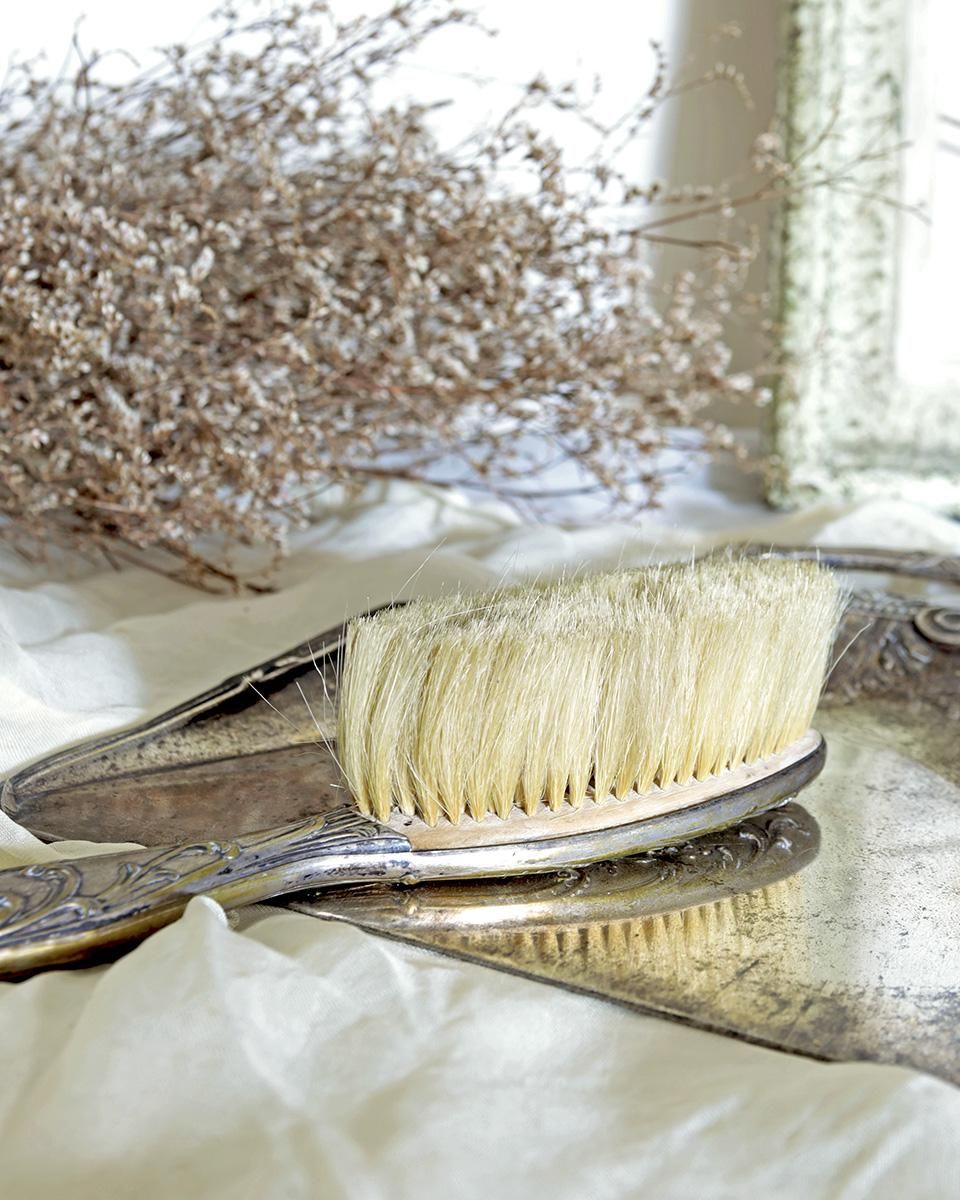 フランスアンティーク シルバー ダストパン＆ブラシセット.2