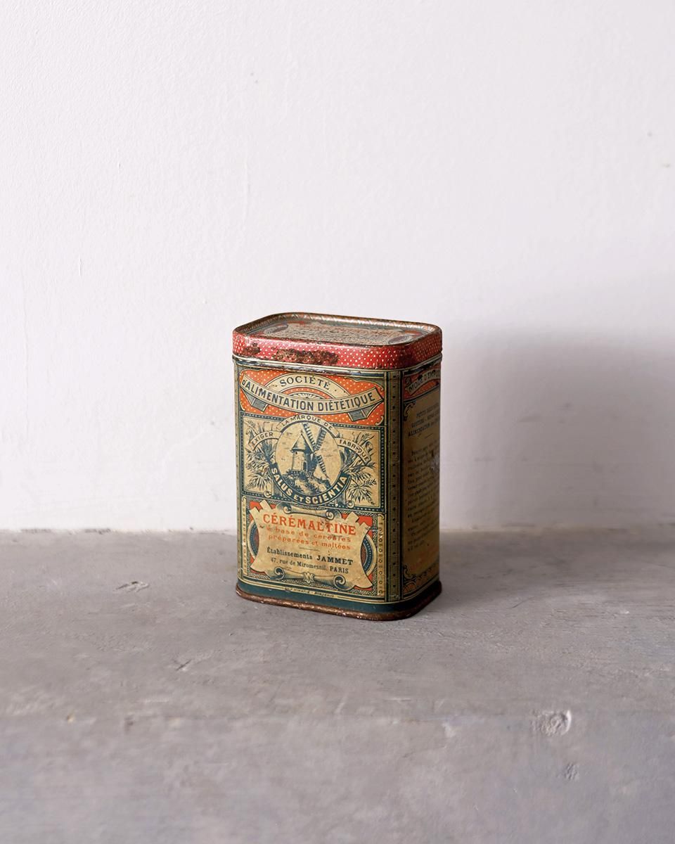 アンティーク ブリキ缶 ティンケース ティン缶.4 | Antiques Knock