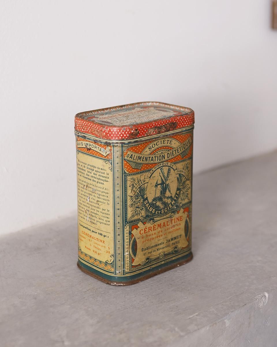 アンティーク ブリキ缶 ティンケース ティン缶.4 | Antiques Knock