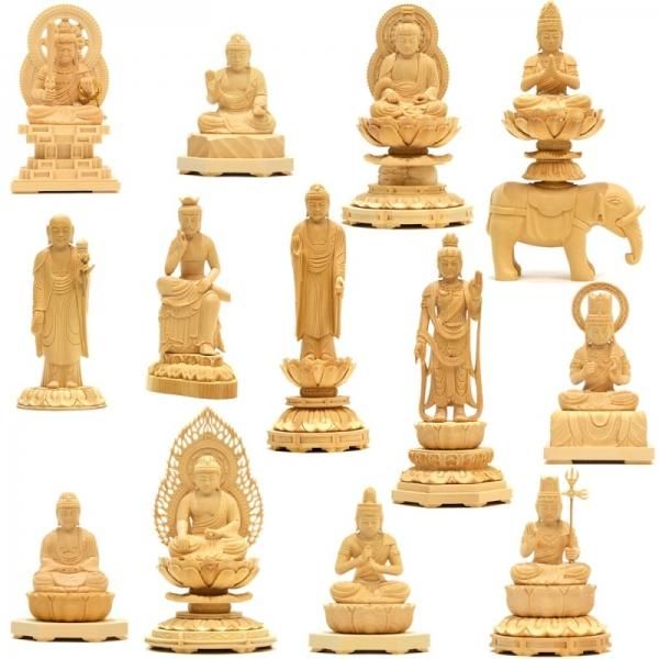 桧木十三仏セット