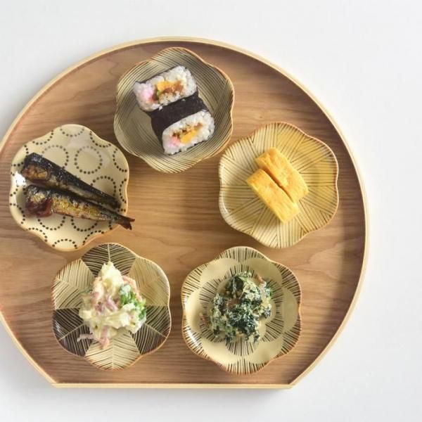 粉引釉｜六方押小皿【natural69】公式オンラインショップ