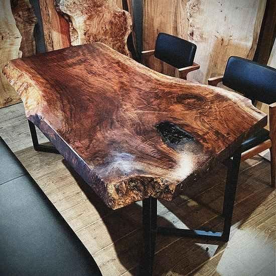 NO28 ウォールナット一枚板（クラロウォールナット） ｜一枚板テーブル