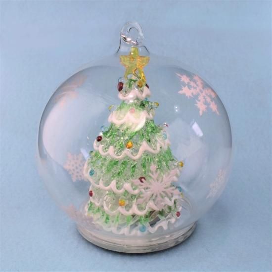 GUARD クリスマスガラスボトル 約15cm GUARD クリスマスガラスボトル