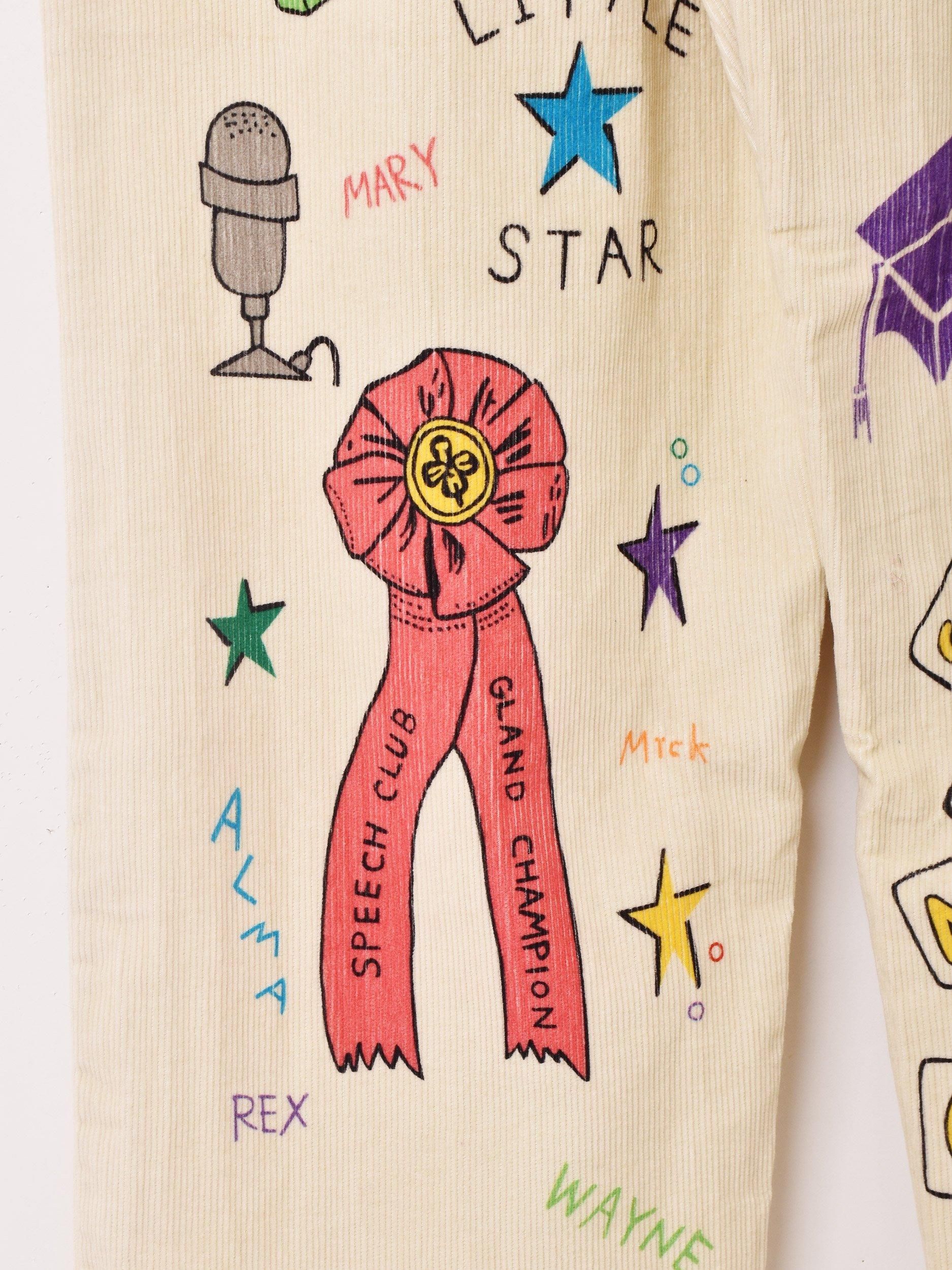 Backers メモリアルペイントパンツ | ホワイト - 古着屋