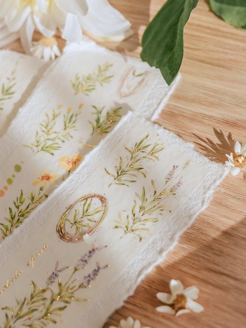 Meow Illustration マスキングテープ A Year of Blossom Summer WATA-098