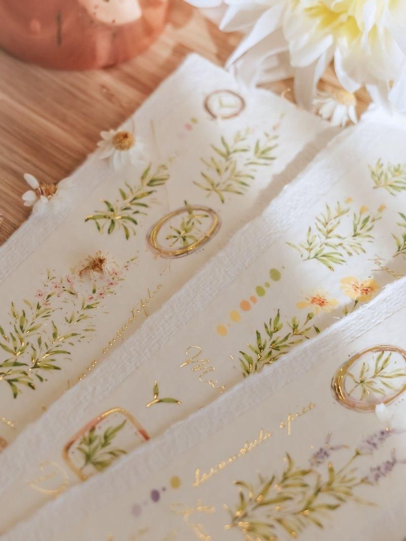 Meow Illustration マスキングテープ A Year of Blossom Summer WATA-098