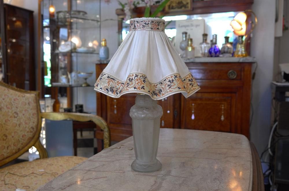 フランスアンティーク照明アールデコ】Lorrin作 テーブルランプ