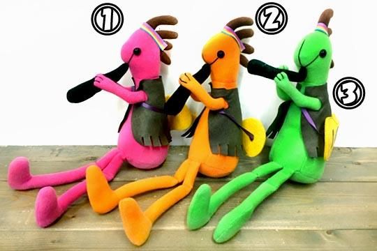 ココペリ ドール ネイティブ インディアン 精霊 ギター ぬいぐるみ