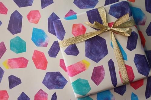 大判オーダー】HOSEKI柄包装紙/ラッピングペーパー 500枚 - おしゃれな