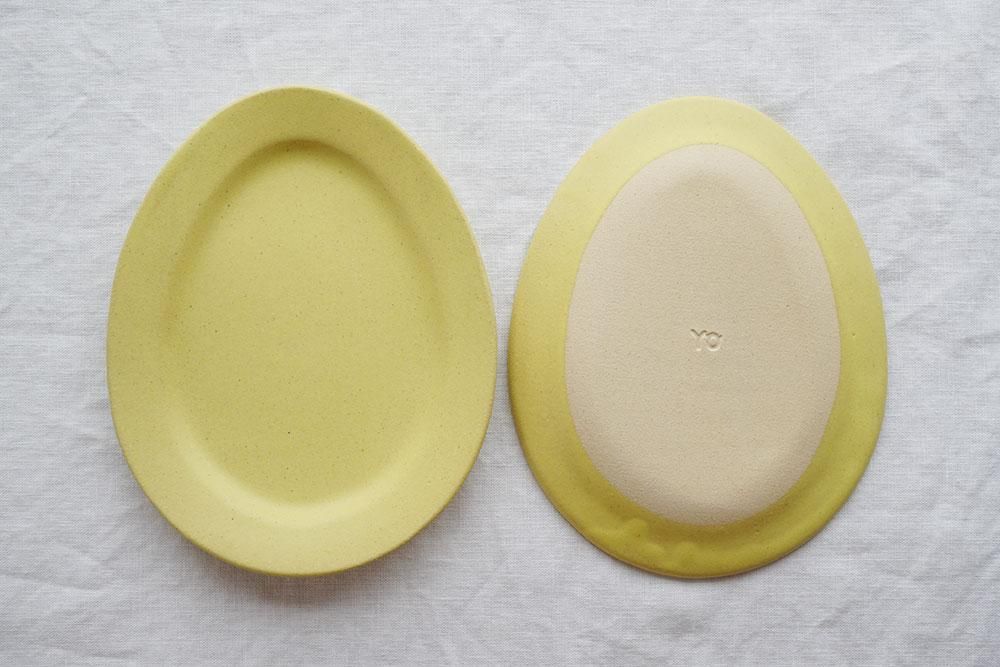 セ5 シトロン たまご皿 - 益子焼の小さな窯元「よしざわ窯」- 生活