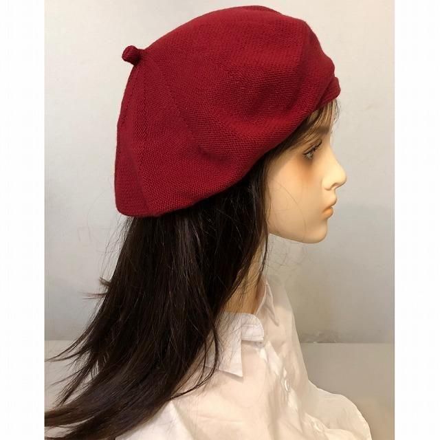 コットンニットベレー | 人気の万能帽子 - 新潟の帽子専門店「帽子屋