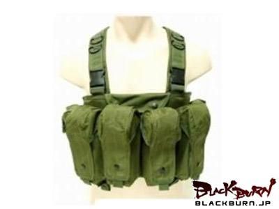AKチェストリグ/OD - ミリタリーギアBLACKBURN