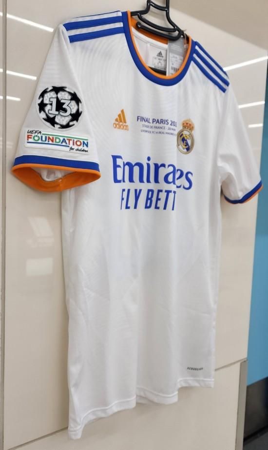 レアルマドリード（H）UEFA CL FINAL 2022 N&N ＆ パッチ2個 +