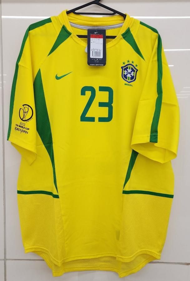 ブラジル代表（H) 2002 カカ＃23「 日韓W杯パッチ付き。」